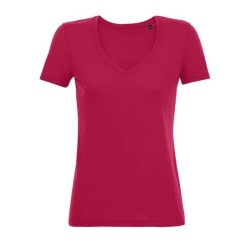 Tee-shirt femme fluide col V Motion