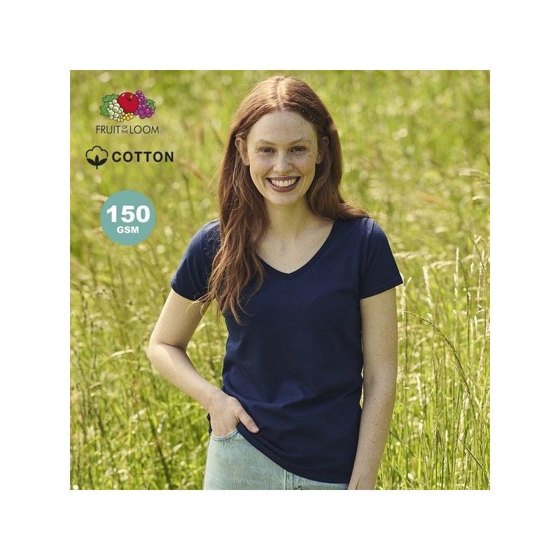 T-Shirt Femme Couleur - Iconic V-Neck