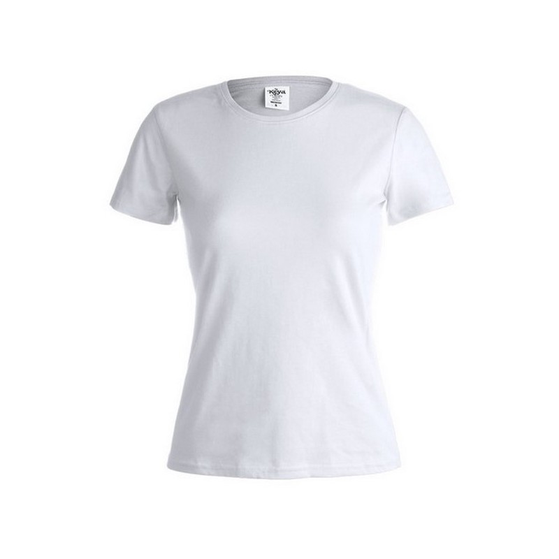 T-Shirt blanc femme KEYA en coton 150 g/m2