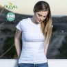 T-Shirt blanc femme KEYA en coton 150 g/m2