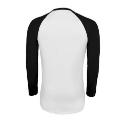 T-shirt bicolore manches longues