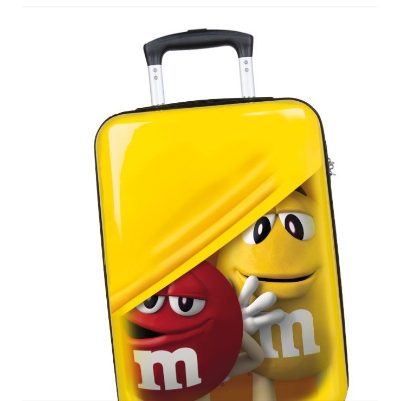 Valise trolley quadri