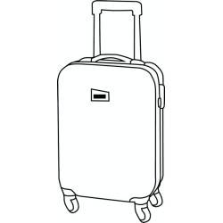 Trolley cabine 4 roues 22x35x20cm