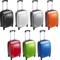 Trolley coque rigide 4 roues 46x36x22cm
