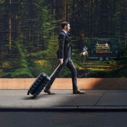 Valise cabine recyclée 4 roues 40x55x22cm