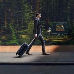 Valise cabine recyclée 4 roues 40x55x22cm