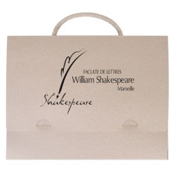 Valisette en carton recyclée - logo 1 couleur