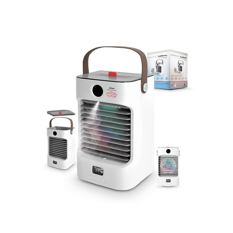 Ventilateur brumisateur rafraichisseur d'air portable