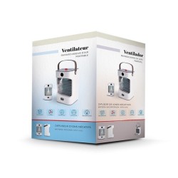 Ventilateur brumisateur rafraichisseur d'air portable