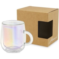 Mug à double paroi en verre 330 ml