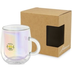 Mug à double paroi en verre 330 ml