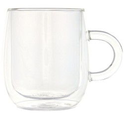 Mug à double paroi en verre 330 ml