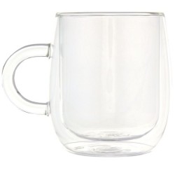 Mug à double paroi en verre 330 ml