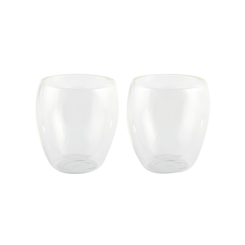 Set de 2 verres 10cl à double paroi