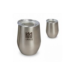 Mug à double paroi avec couvercle