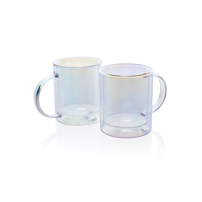 Mug double paroi en verre 330 ml