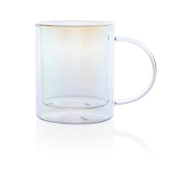 Mug double paroi en verre 330 ml