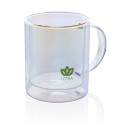 Mug double paroi en verre 330 ml