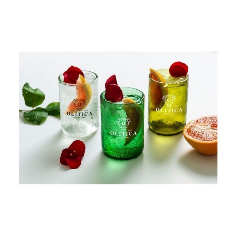 Ensemble de deux verres Rebottled® recyclés