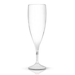 Flute à champagne tranparente 14 cl en tritan