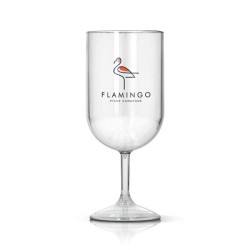 Verre a vin en plastique reutilisable tritan 18 cl