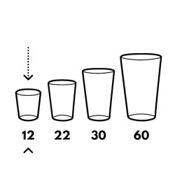 Gobelet reutilisable 12 cl en biocomposite