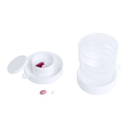 Gobelet pliable avec pilulier