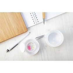 Gobelet pliable avec pilulier