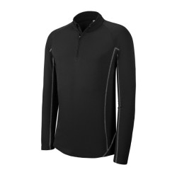 Sweat running 1/4 zip homme