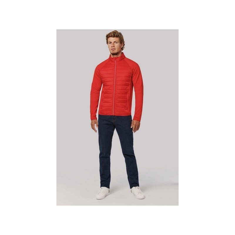 Veste sport bi-matière unisexe