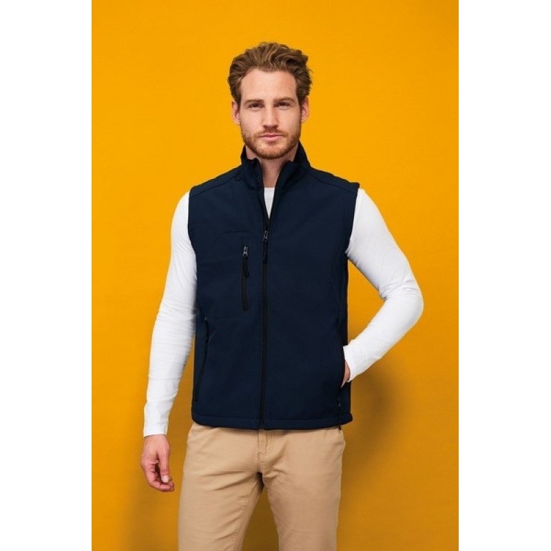 Veste softshell sans manches rallye