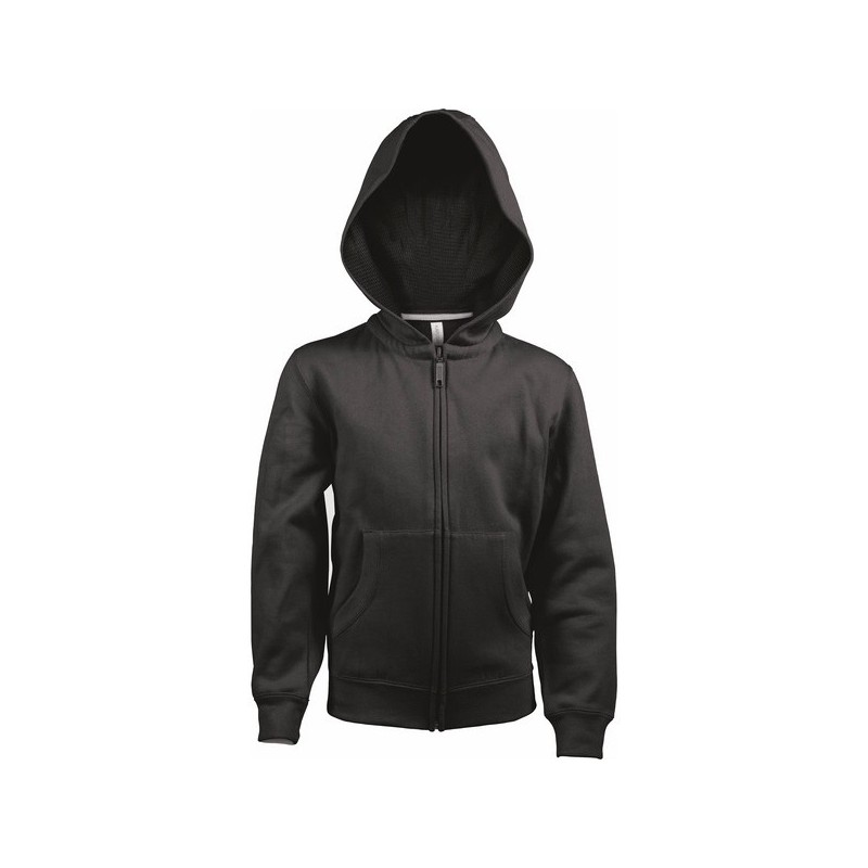 Sweat-Shirt Capuche Zippé Enfant Kariban