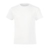 Tee-shirt enfant col rond  regent fit kids - blanc