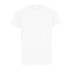 Tee-shirt enfant manches raglan sporty kids - blanc