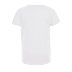 Tee-shirt enfant manches raglan sporty kids - blanc