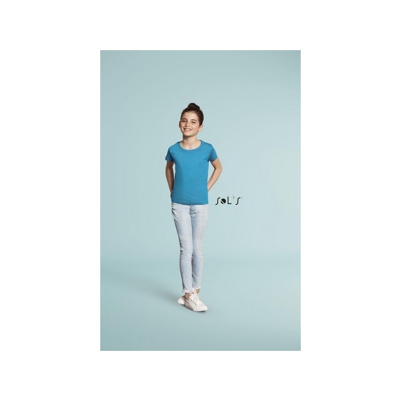 T-shirt enfant blanc 150 g sol's - cherry - 11981b