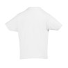 T-shirt col rond enfant blanc 190 g sol's - imperial kids - 11770b