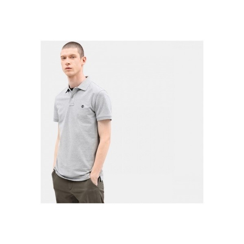 Polo en coton piqué bio manches courtes Timberland