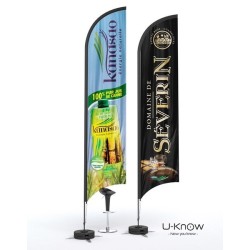 Beach flag voile 4m70