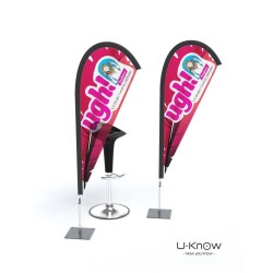 Mini-voile goutte 140cm