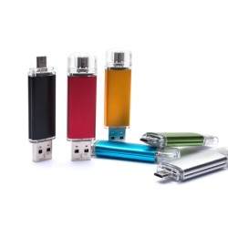Clé usb otg double embout (usb classique et micro usb)
