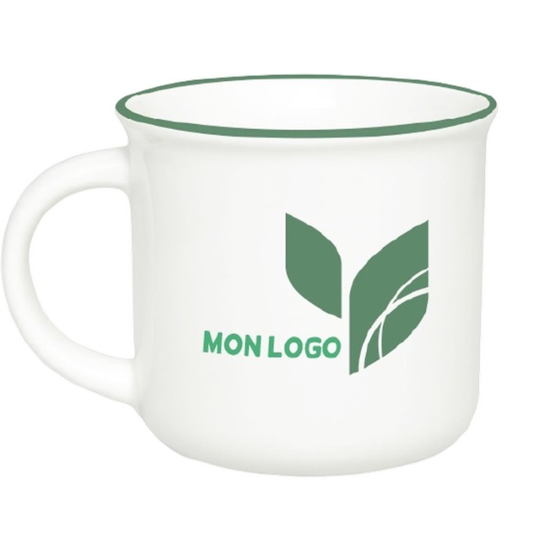Mug rétro en porcelaine 32 cl