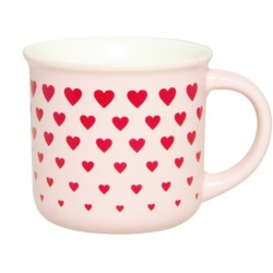 Mug rétro en porcelaine 32 cl
