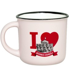 Mug rétro en porcelaine 32 cl