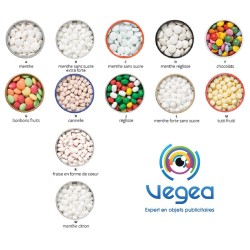 Boîte clic clac 45mm de bonbons