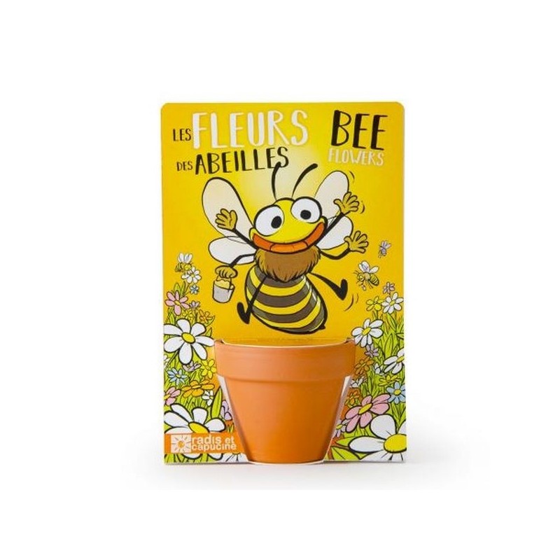 Carte nature - Fleurs des Abeilles à semer