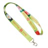 Lanyard quadri en pet recyclé