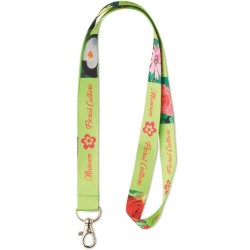 Lanyard quadri en pet recyclé