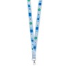 Lanyard quadri en pet recyclé