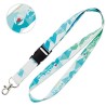 Lanyard quadri en pet recyclé